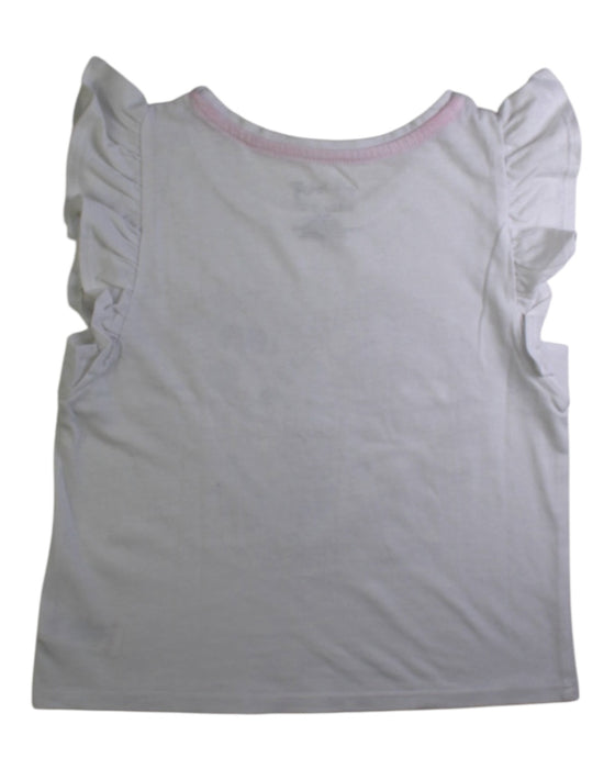 A White Sleeveless Tops from Cynthia Rowley in size 7Y for girl. (Back View)