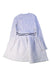 A Grey Long Sleeve Dresses from Petit Bateau in size 10Y for girl. (Back View)