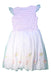 A Pink Sleeveless Dresses from Petit Bateau in size 12Y for girl. (Back View)
