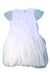 A White Sleeveless Dresses from Petit Bateau in size 12Y for girl. (Front View)