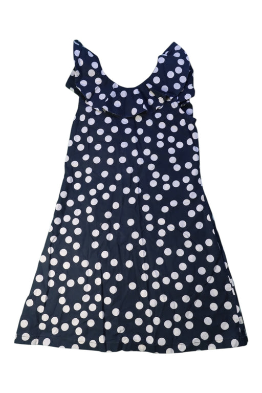 A Navy Sleeveless Dresses from Motoreta in size 6T for girl. (Front View)