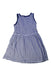 A Navy Sleeveless Dresses from Petit Bateau in size 8Y for girl. (Back View)