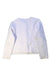 A White Puffer/Quilted Jackets from Petit Bateau in size 10Y for girl. (Back View)