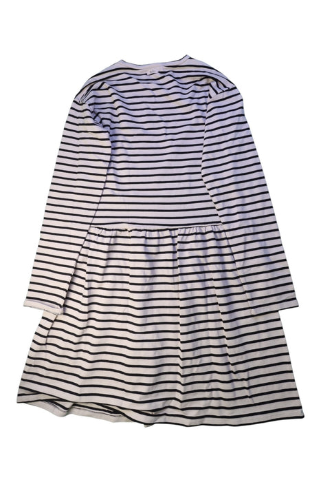 A Navy Long Sleeve Dresses from Buho in size 12Y for girl. (Back View)
