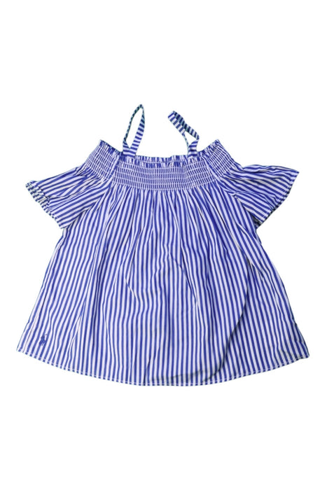 A Blue Short Sleeve Tops from Polo Ralph Lauren in size 6T for girl. (Front View)