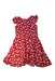 A Red Short Sleeve Dresses from Polo Ralph Lauren in size 6T for girl. (Front View)