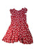 A Red Short Sleeve Dresses from Polo Ralph Lauren in size 6T for girl. (Back View)