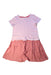 A Pink Short Sleeve Dresses from Petit Bateau in size 10Y for girl. (Front View)