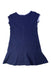 A Navy Short Sleeve Dresses from Tommy Hilfiger in size 7Y for girl. (Back View)