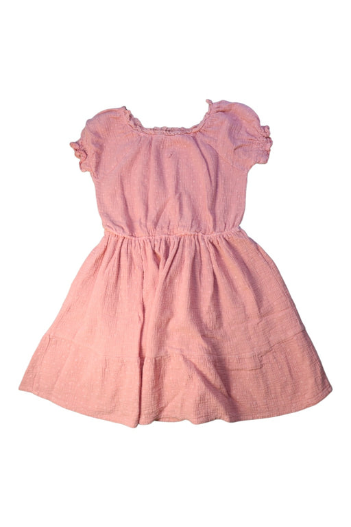 A Pink Short Sleeve Dresses from Tocoto Vintage in size 8Y for girl. (Front View)