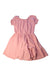 A Pink Short Sleeve Dresses from Tocoto Vintage in size 8Y for girl. (Back View)
