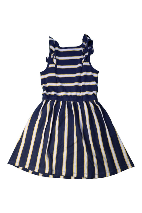 A Navy Sleeveless Dresses from Tommy Hilfiger in size 8Y for girl. (Back View)