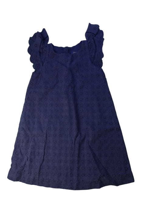 A Navy Sleeveless Dresses from Polo Ralph Lauren in size 6T for girl. (Front View)