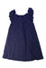 A Navy Sleeveless Dresses from Polo Ralph Lauren in size 6T for girl. (Front View)