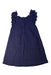 A Navy Sleeveless Dresses from Polo Ralph Lauren in size 6T for girl. (Back View)