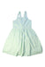 A Green Sleeveless Dresses from Polo Ralph Lauren in size 6T for girl. (Front View)