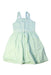 A Green Sleeveless Dresses from Polo Ralph Lauren in size 6T for girl. (Back View)