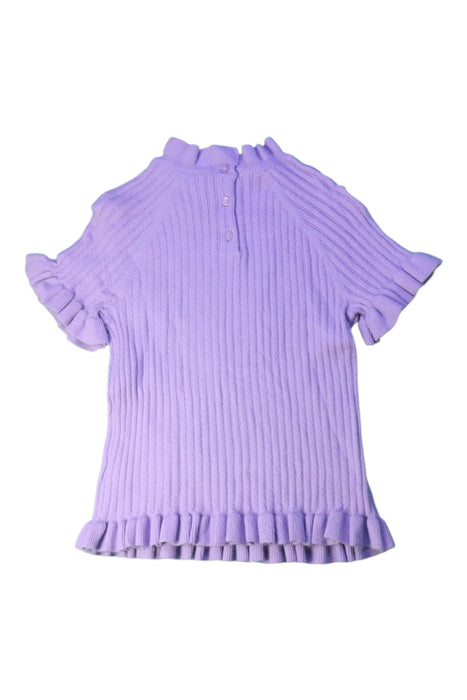 A Purple Short Sleeve Tops from Janie & Jack in size 10Y for girl. (Back View)