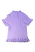 A Purple Short Sleeve Tops from Janie & Jack in size 10Y for girl. (Back View)