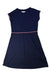 A Navy Short Sleeve Dresses from Tommy Hilfiger in size 12Y for girl. (Front View)