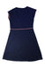A Navy Short Sleeve Dresses from Tommy Hilfiger in size 12Y for girl. (Back View)