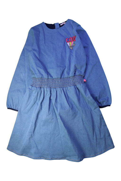 A Blue Long Sleeve Dresses from Billieblush in size 12Y for girl. (Front View)