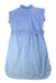 A Blue Sleeveless Dresses from Calvin Klein in size 12Y for girl. (Back View)