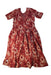 A Red Short Sleeve Dresses from Mainio Clothing in size 11Y for girl. (Front View)