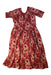 A Red Short Sleeve Dresses from Mainio Clothing in size 11Y for girl. (Back View)