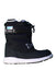 A Black Winter Boots from Moonstar in size 7Y for girl. (Front View)