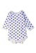 A White Long Sleeve Bodysuits from Petit Bateau in size 0-3M for girl. (Front View)