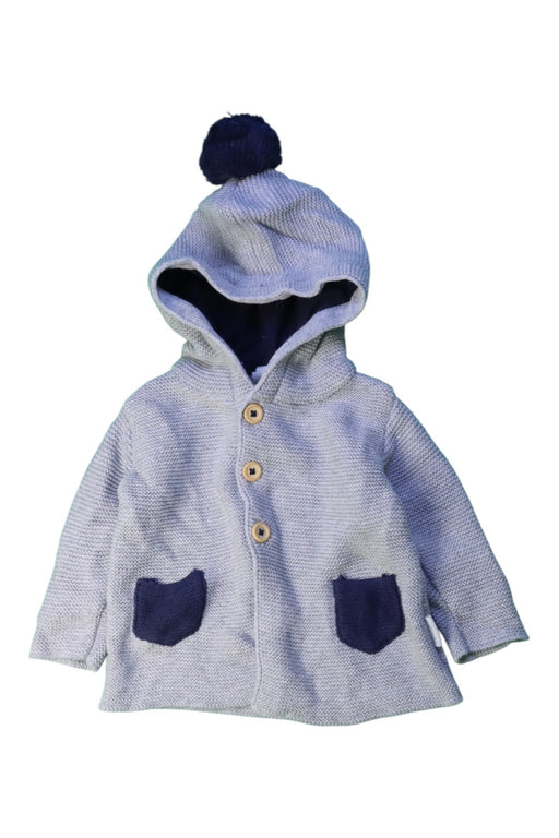A Blue Coats from Korango in size Newborn for girl. (Front View)