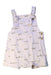 A White Overall Shorts from Wilson & Frenchy in size 18-24M for girl. (Front View)