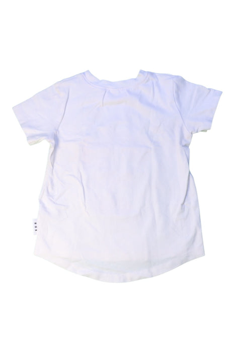 A White Short Sleeve T Shirts from Hux in size 3T for neutral. (Back View)