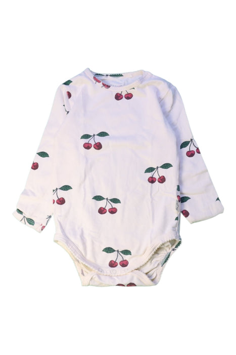 A White Long Sleeve Bodysuits from Konges Sløjd in size 6-12M for girl. (Front View)