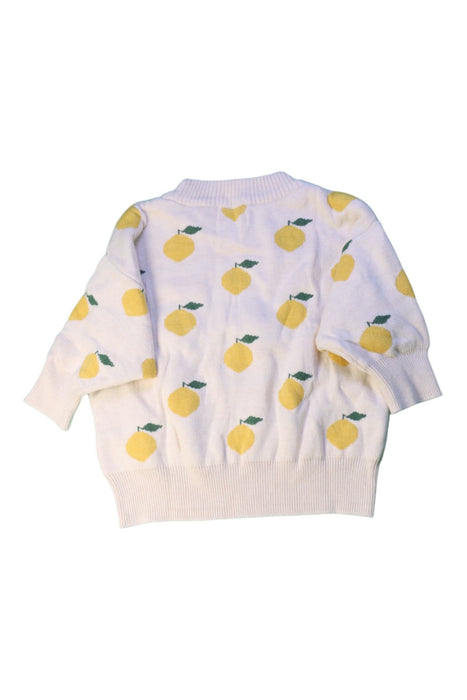 A White Crewneck Sweatshirts from Wilson & Frenchy in size 12-18M for girl. (Back View)