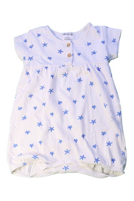 A White Short Sleeve Rompers from Wilson & Frenchy in size 12-18M for girl. (Front View)