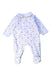 A White Onesies from Bout'Chou in size 0-3M for girl. (Front View)