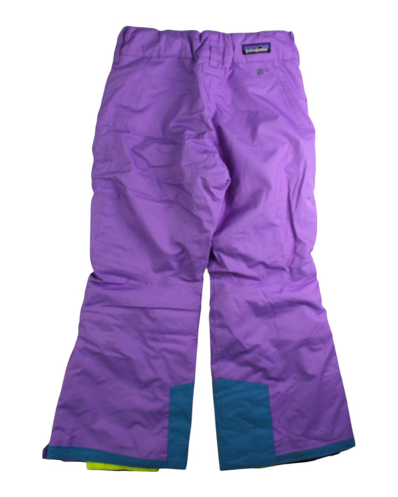 A Purple Ski Pants & Salopettes from Patagonia in size 5T for girl. (Back View)