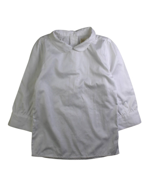 A White Long Sleeve Shirts from Mides in size 5T for neutral. (Front View)