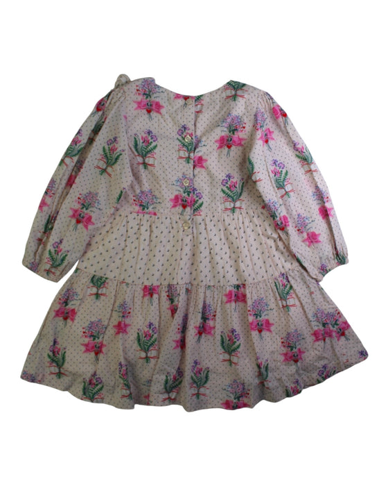 A Multicolour Long Sleeve Dresses from Cath Kids London in size 3T for girl. (Back View)