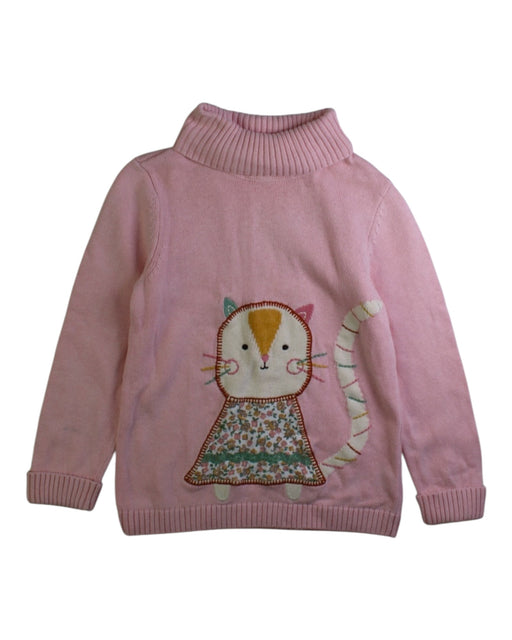 A Pink Knit Sweaters from Mothercare in size 3T for girl. (Front View)