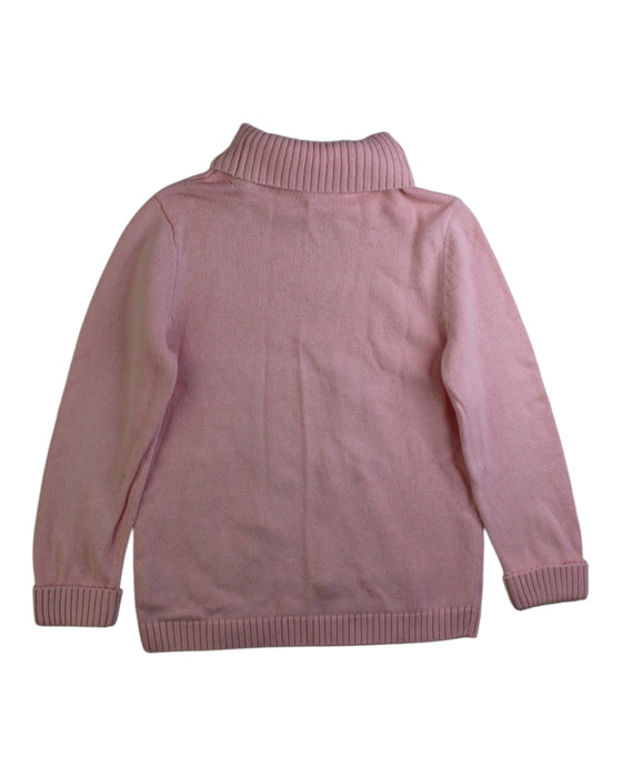 A Pink Knit Sweaters from Mothercare in size 3T for girl. (Back View)