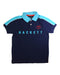 A Navy Short Sleeve Polos from Hackett in size 10Y for boy. (Front View)
