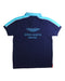 A Navy Short Sleeve Polos from Hackett in size 10Y for boy. (Back View)