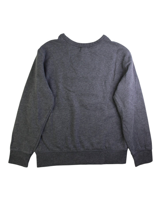 A Grey Crewneck Sweatshirts from Polo Ralph Lauren in size 10Y for boy. (Back View)