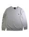 A White Crewneck Sweatshirts from Polo Ralph Lauren in size 10Y for boy. (Front View)
