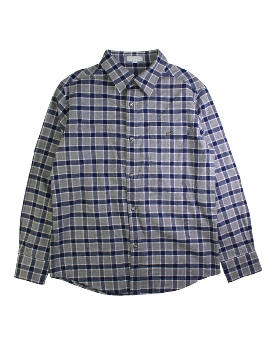 A Blue Long Sleeve Shirts from Nicholas & Bears in size 12Y for boy. (Front View)