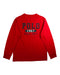A Red Long Sleeve T Shirts from Polo Ralph Lauren in size 10Y for boy. (Back View)