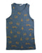 A Blue Sleeveless T Shirts from Trixie in size 10Y for boy. (Front View)